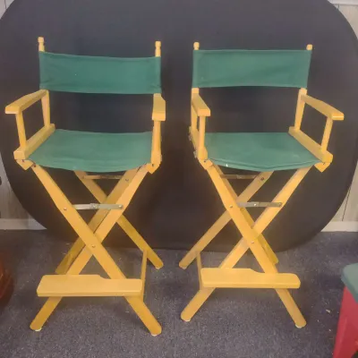 Folding Directors Chairs X 2!