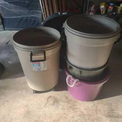 Poly Trash cans, Tubs And More