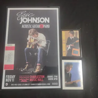 Eric Johnson, Charleston Music Hall Framed Poster
