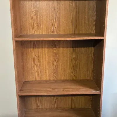5 Shelf Particle Board Bookcase