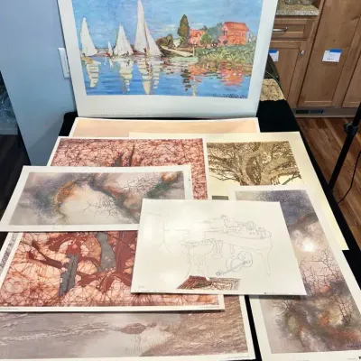 Assorted Laminated Prints 