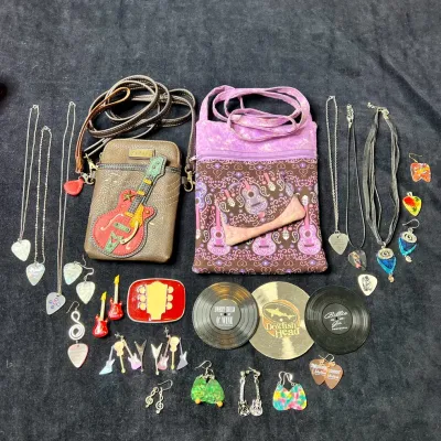 Guitar-themed Costume Jewelry + More