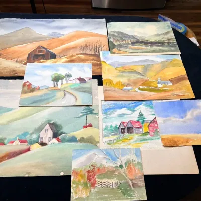 Countryside Watercolors - x8
