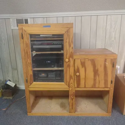 Hand Crafted Entertainment Cabinet