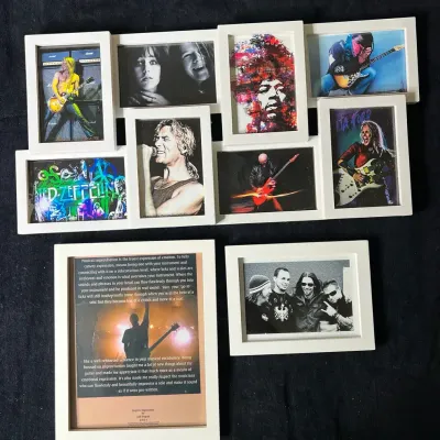 Collage Of Music Memorabilia - x3