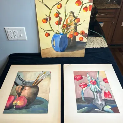 Randolph Venable Watercolors Trio