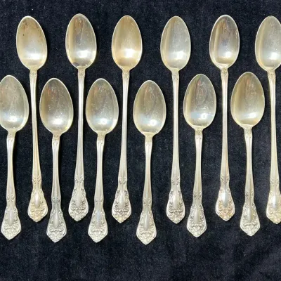 Alvin Sterling Silver Spoons - 11.5 Ounces