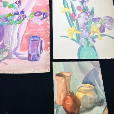 Watercolor Paintings - x4