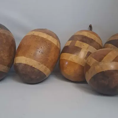 Hand Crafted Hollow Gourds