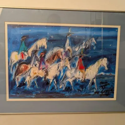 Navajo Night Chant Print 
