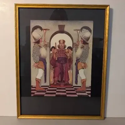 "Entrance of Pompdebile, King of Hearts" Maxfield Parrish Print 