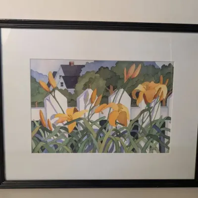 Day Lillies by L. Dahl