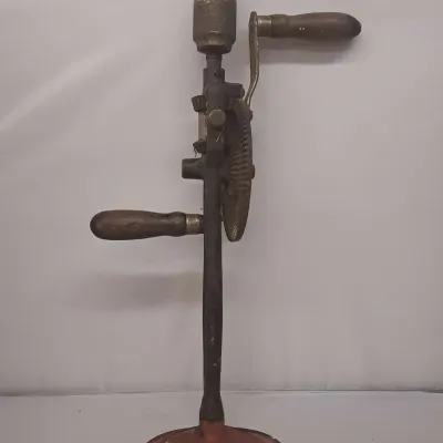 Vintage Hand-Cranked Chest Drill 