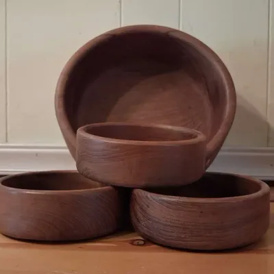 Winsom Wood Teak Bowls 