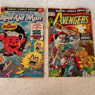 Avengers #120 (Feb 1974, Marvel)/The Adventures of Kool-Aid Man #1 1983