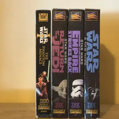 Star Wars Original Trilogy VHS Box Set – 1995 THX Editions – Episodes IV, V & VI + Phantom Menace
