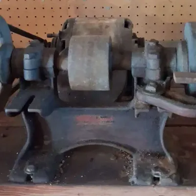 Belt-Driven Bench Grinder