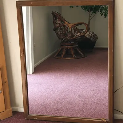Wood Framed Mirror 