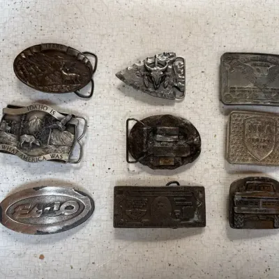 Belt Buckle Collection:  Truckers, Idaho, Cougar & Others 