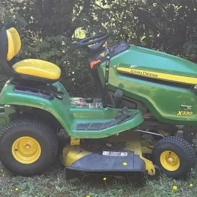 John Deere X330 Is A Residential Lawn Tractor