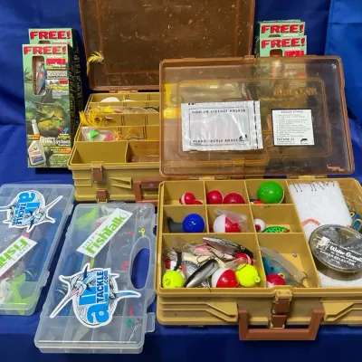 Fishing Lure, Tackle, Bobbers, Bait, Cases And More