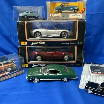 Maisto Porsche, Lincoln Continental, Woody Wagon And More