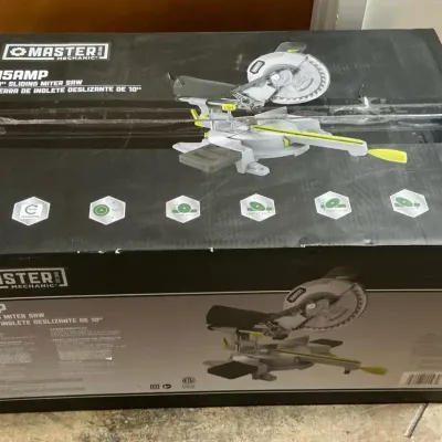 Master Mechanic 15amp 10" Sliding Miter Saw