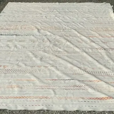Light Southwestern Pattern Washable Rug 7'10" x 9'8"