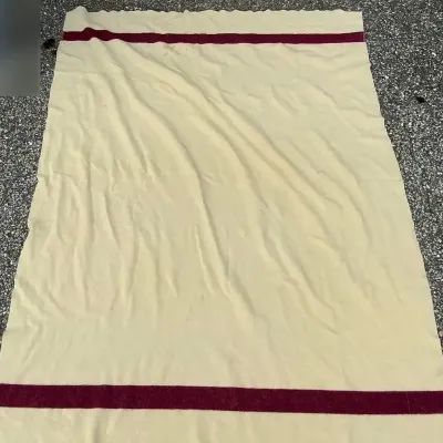 1940 MD US Army Wool Blanket 55.5" x 77"