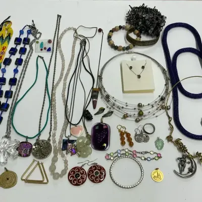 Costume Jewelry Including A Paradyne Nuclear Receptor Necklace 