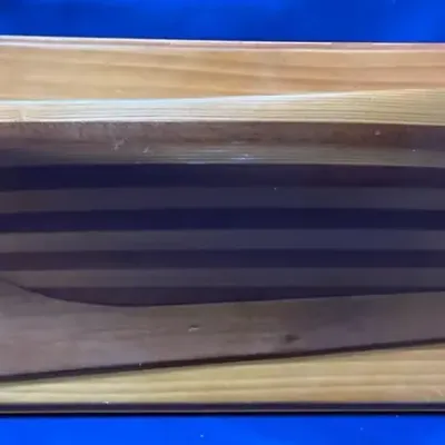 Handcrafted Wood 3D Half-hull Ship Model Nautical Wall Decor