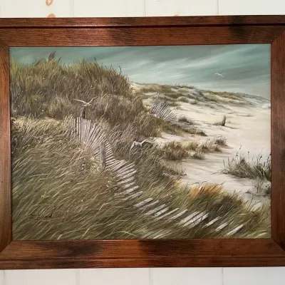 L. Ward Shoreline Painting 22.5"h x 28.5"w