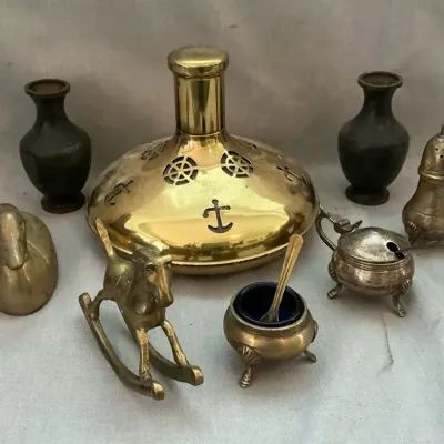 Brass Decor incl. Swedish Nautical Decantor