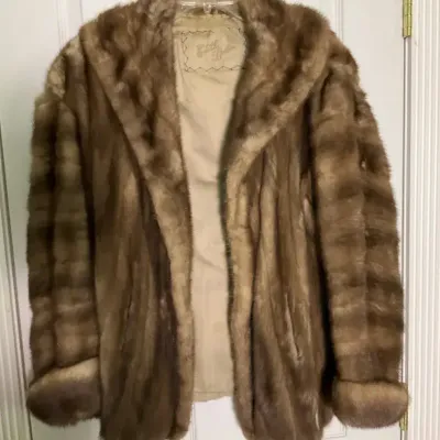 Vintage Edith Lester Brown Mink Jacket