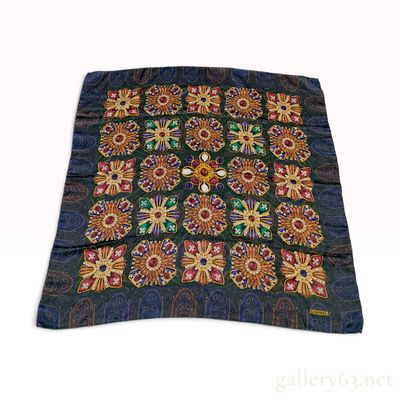 Sale Photo Thumbnail #161: Chanel Gripoix Jewel Motif Silk Scarf