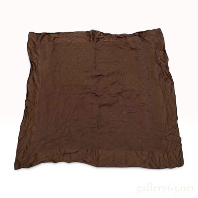 Sale Photo Thumbnail #165: Louis Vuitton Monogram Dark Brown Silk Carre 90