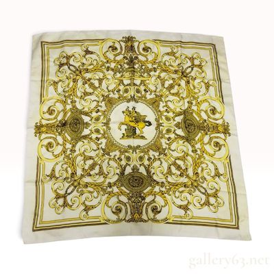 Sale Photo Thumbnail #276: Hermes Les Tuileries Silk Scarf Designed by Joachim Metz 90 cm