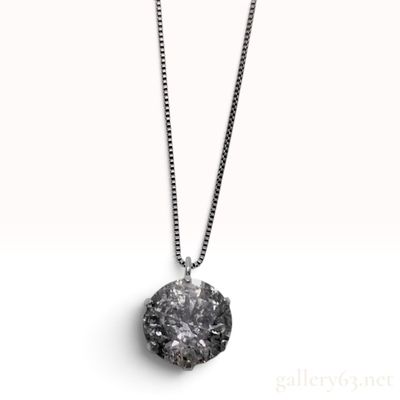 Sale Photo Thumbnail #257: Platinum 1.313ct Natural Diamond Solitaire Pendant Necklace