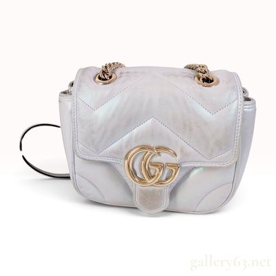 Sale Photo Thumbnail #79: Gucci GG Marmont Mini Iridescent Matelasse Shoulder Bag