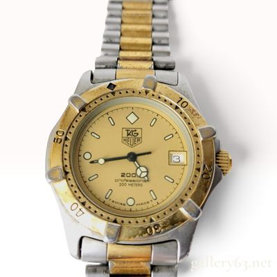 Sale Photo Thumbnail #107: TAG Heuer Professional 2000 Series Two-Tone Wristwatch Reference 964.013