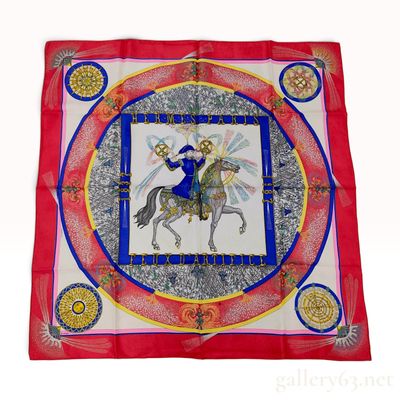 Sale Photo Thumbnail #263: Hermes Paris Feux D'Artifice 150th Anniversary Silk Jacquard Scarf