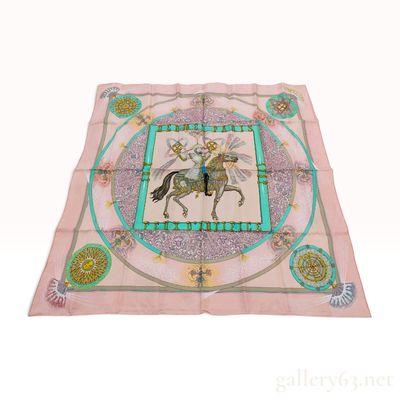 Sale Photo Thumbnail #293: Hermes Feux D'Artifice 150th Anniversary Silk Jacquard Scarf