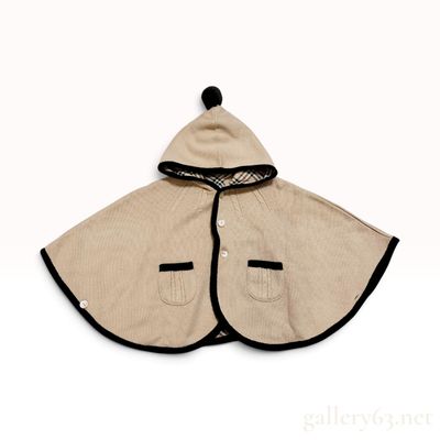 Sale Photo Thumbnail #134: Burberry London Child's Reversible Hooded Knit Cape