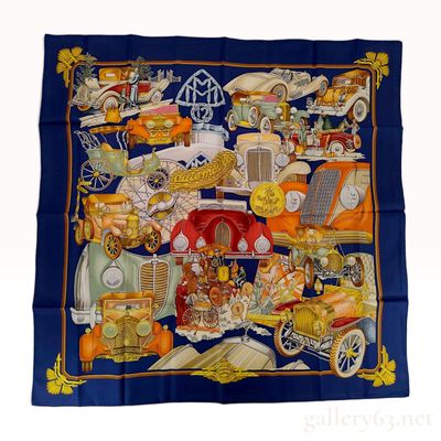 Sale Photo Thumbnail #150: Hermes Automobile Silk Twill Scarf