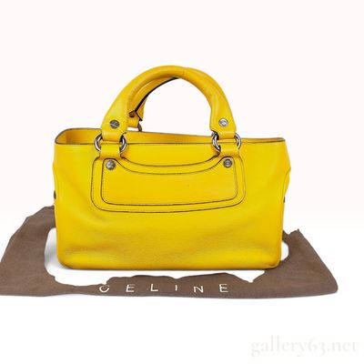 Sale Photo Thumbnail #41: Celine Grained Yellow Leather Boogie Bag