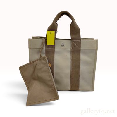Sale Photo Thumbnail #68: Hermes Bora Bora PM Canvas Tote Bag and Pouch