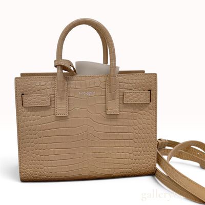 Sale Photo Thumbnail #144: Saint Laurent Crocodile-Embossed Calfskin Baby Sac de Jour Handbag