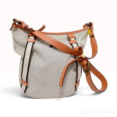 Sale Photo Thumbnail #266: Burberry Blue Label Canvas and Leather Crossbody Shoulder Bag