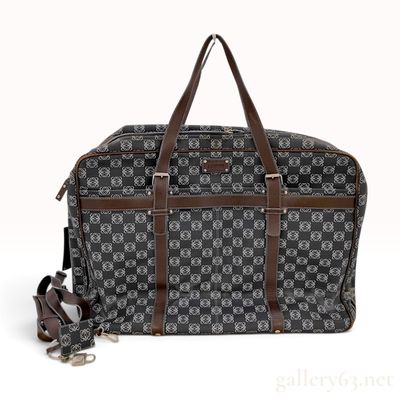 Sale Photo Thumbnail #190: Loewe Anagram Monogram Coated Canvas and Leather Travel Bag
