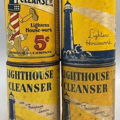 Sale Photo Thumbnail #235: Lot of 4 Lighthouse Cleanser 14oz Full Cans